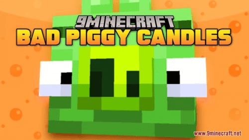 Bad Piggy Candles Resource Pack (1.20.6, 1.20.1) – Texture Pack Thumbnail