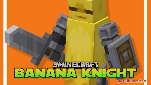 Banana Knight Resource Pack (1.20.6, 1.20.1) – Texture Pack Thumbnail