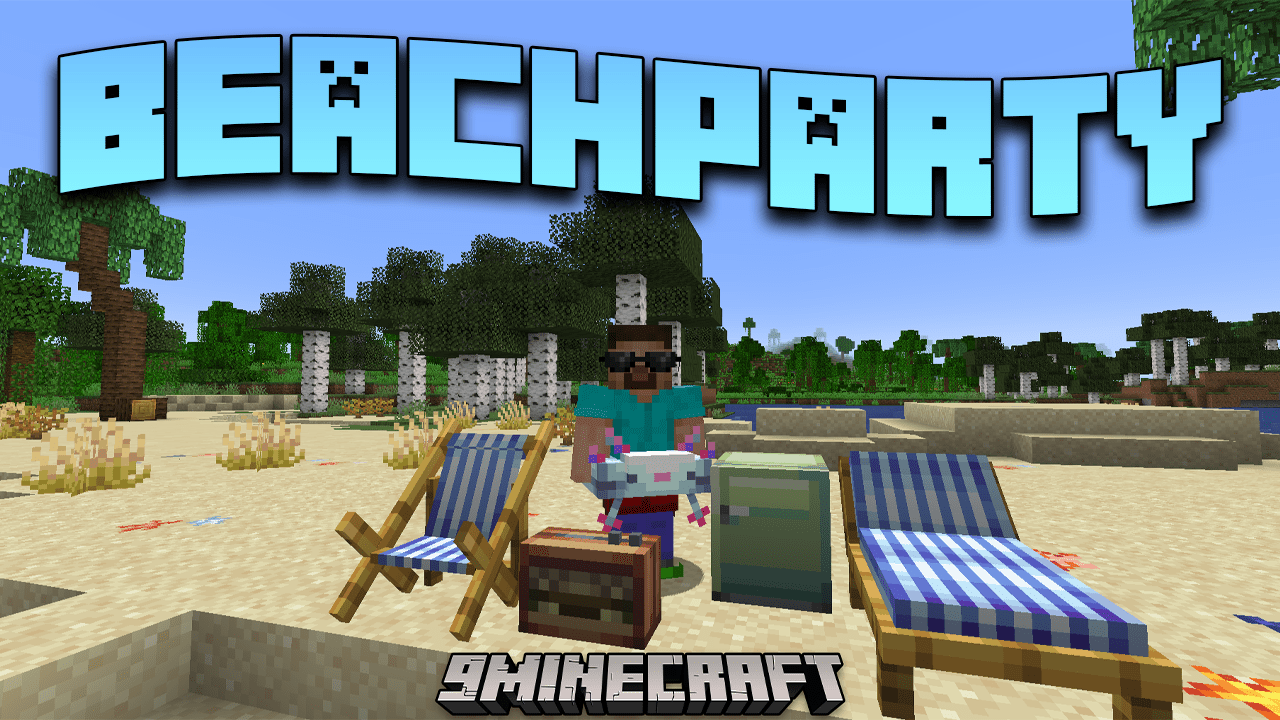 Beachparty Mod (1.20.1, 1.19.2) - Transforming Minecraft into A Tropical Paradise 1