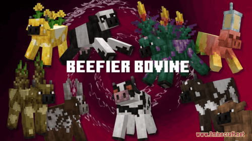 Beefier Bovine Resource Pack (1.20.6, 1.20.1) – Texture Pack Thumbnail