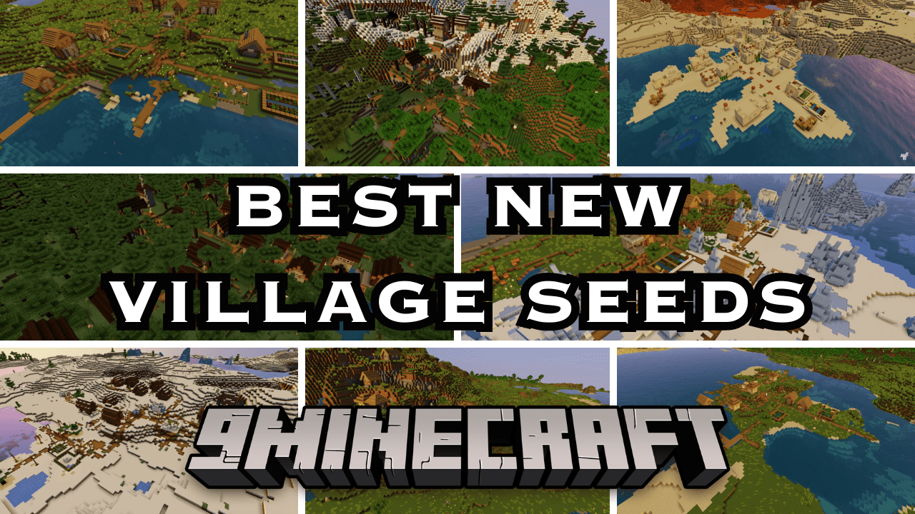 Top 25 Best New Village Seeds For Minecraft (1.20.6, 1.20.1) - Java/Bedrock Edition 1