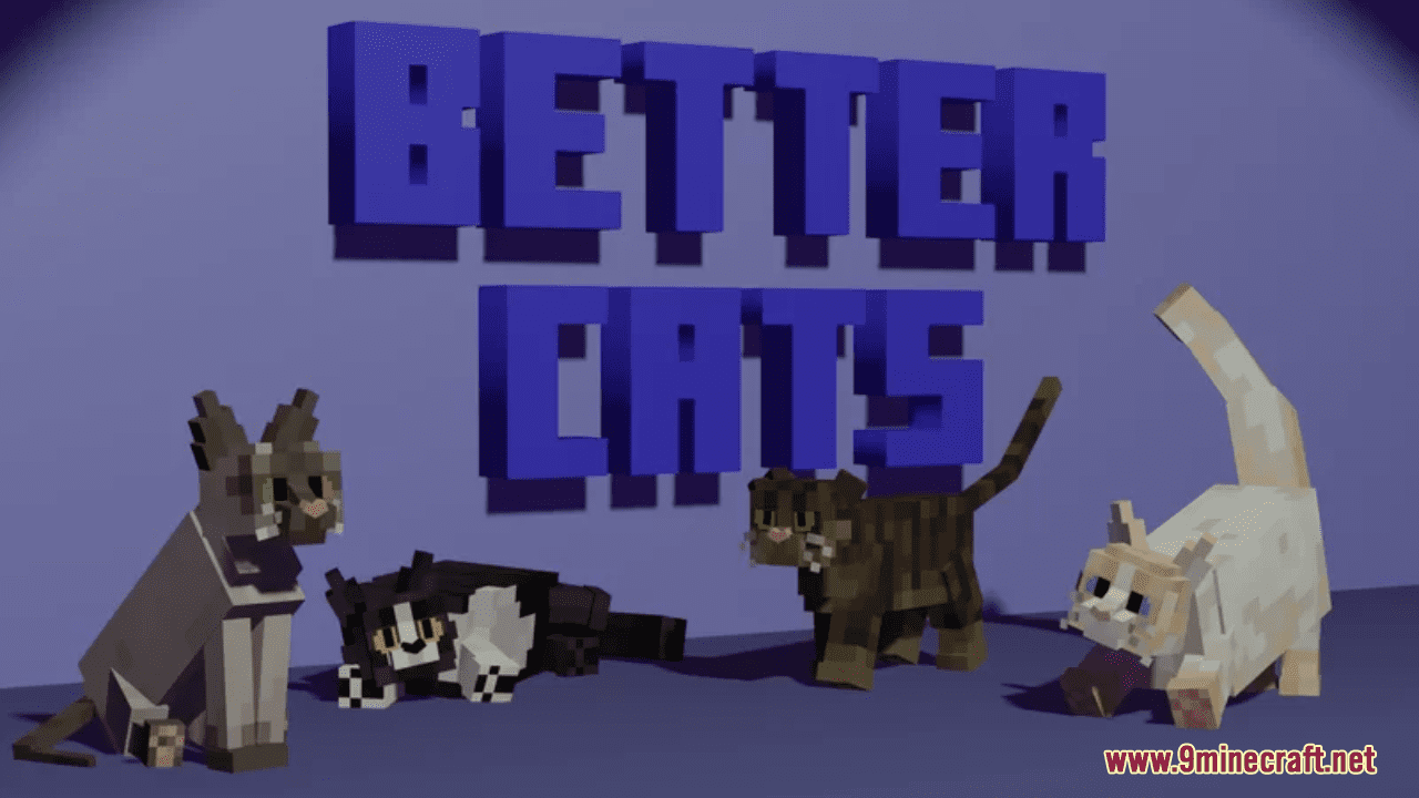 Better Cats Resource Pack (1.20.6, 1.20.1) - Texture Pack 1