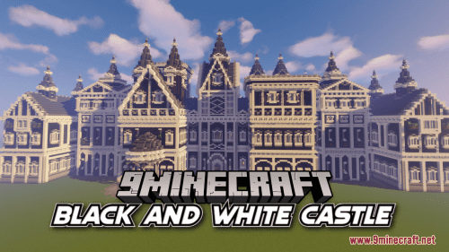 Black and White Castle Map (1.20.4, 1.19.4) – A Colossal Castle Thumbnail