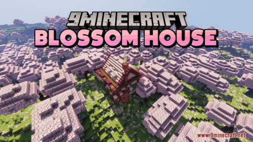 Blossom House Map (1.21.1, 1.20.1) – A Tranquil Blossom Retreat Thumbnail