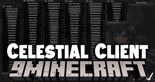 Celestial Client (1.12.2) – Convenient GUI Menu Thumbnail