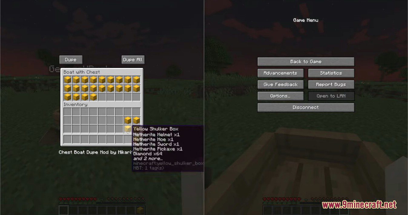 Chest Boat Dupe Mod (1.19.4, 1.19.2) - Easiest Duplication Glitch 7