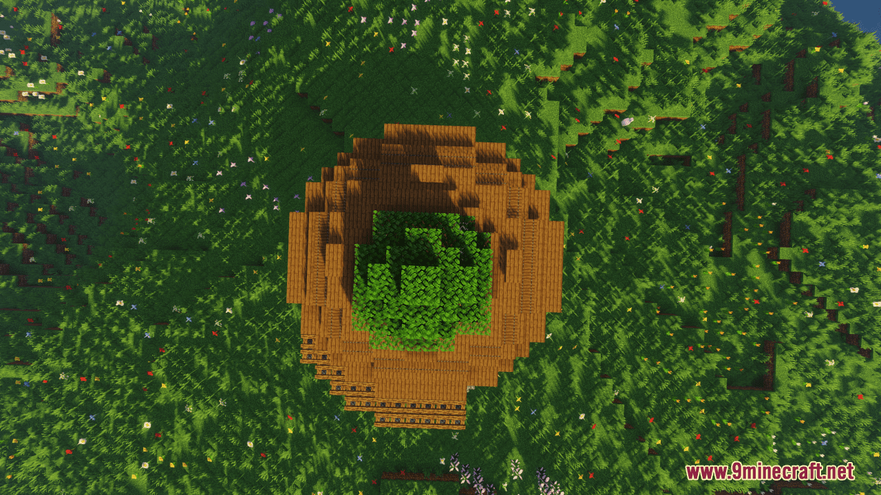 A Circular Treehouse Map (1.21.1, 1.20.1) - Treetop Haven 4