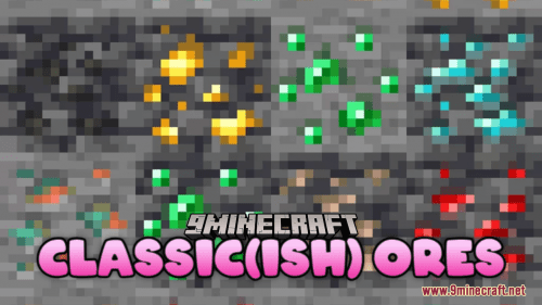 Classic(ish) Ores Resource Pack (1.20.6, 1.20.1) – Texture Pack Thumbnail