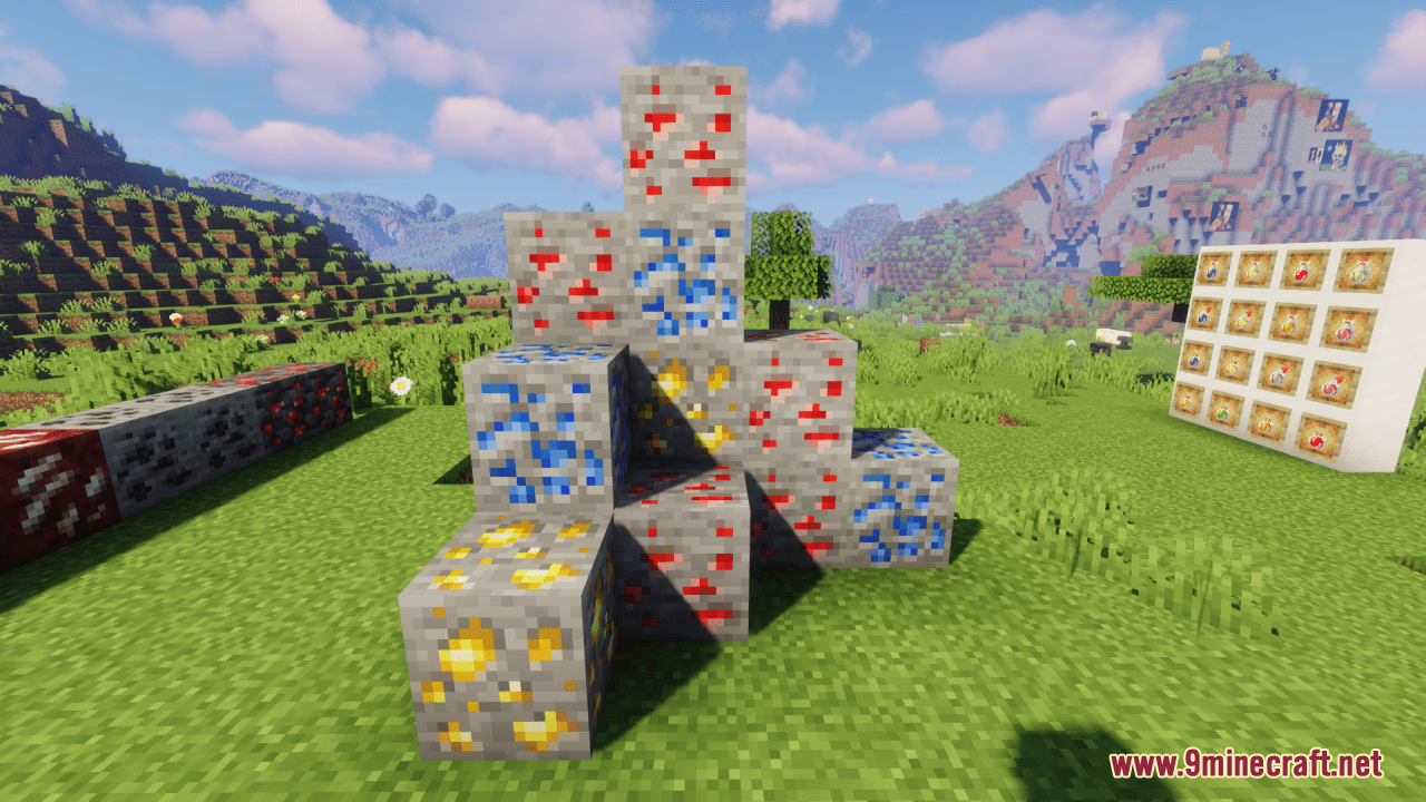 Classic(ish) Ores Resource Pack (1.20.6, 1.20.1) - Texture Pack 2