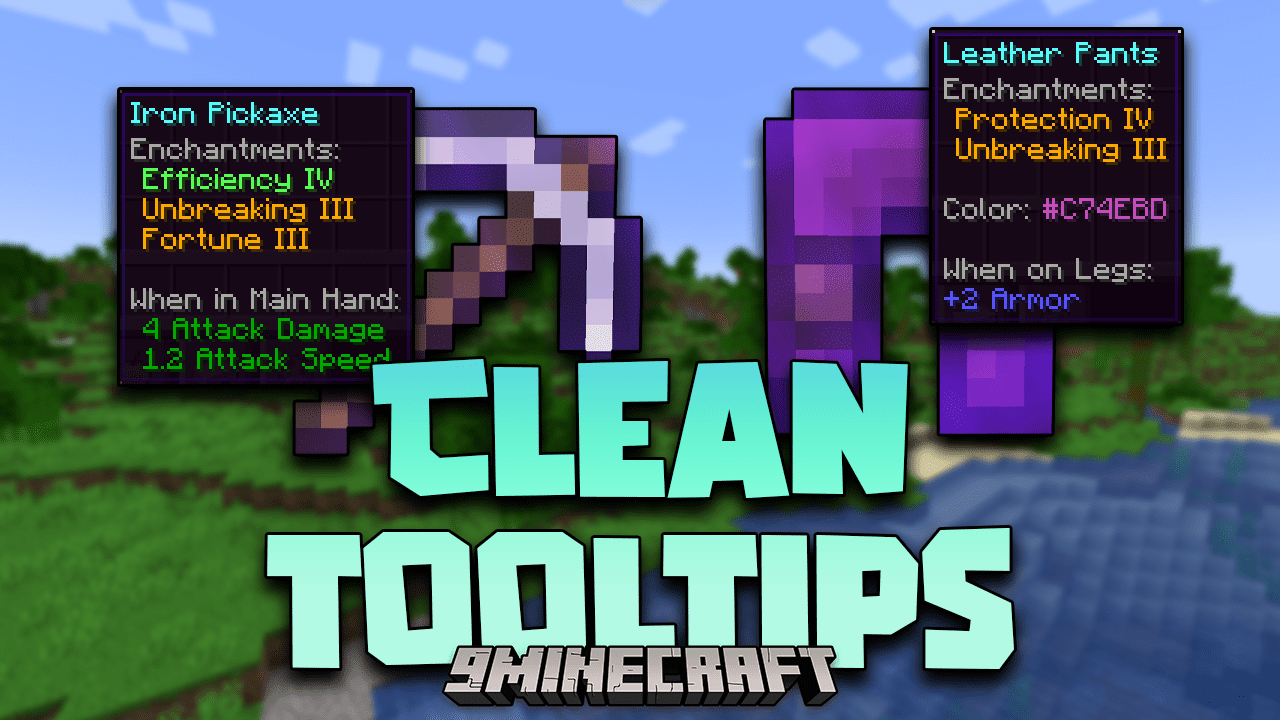 Clean Tooltips Mod (1.20.4, 1.19.4) - A Breath Of Fresh Air For Your Minecraft Interface 1