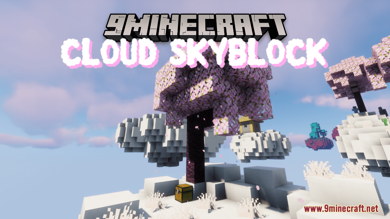 Cloud Skyblock Map (1.21.1, 1.20.1) - Up In The Cloud 1