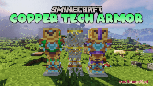 Copper Tech Armor Resource Pack (1.20.6, 1.20.1) – Texture Pack Thumbnail