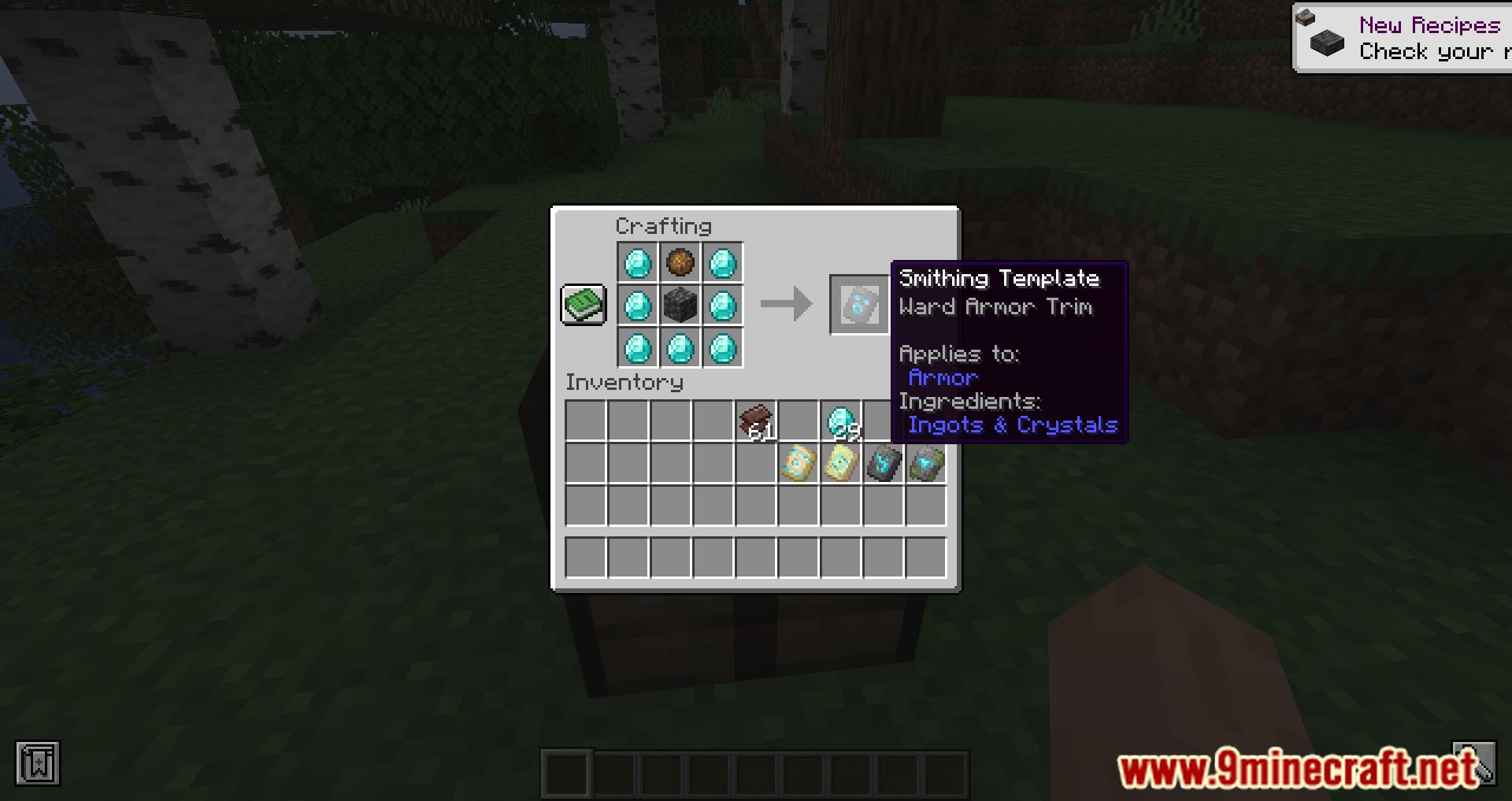 DarkSmithing Mod (1.21.1, 1.20.1) - Smithing Template Recipes 7