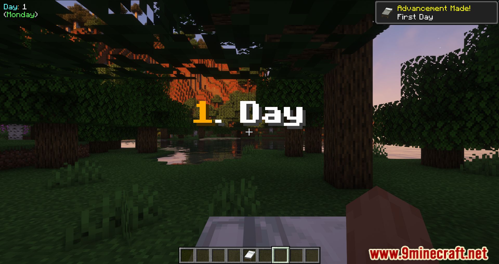 Day Counter Mod (1.20.4, 1.20.1) - Keep Track of Your Minecraft Days 4