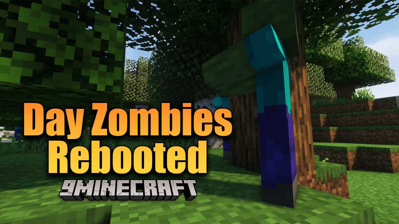 Day Zombies Rebooted Mod (1.20.1, 1.19.4) - Daylight Apocalypse in Minecraft 1