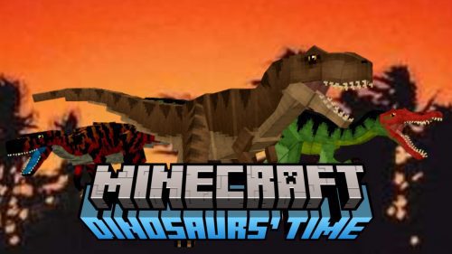 Dinosaurs’ Time Addon (1.20) – MCPE/Bedrock Mod Thumbnail