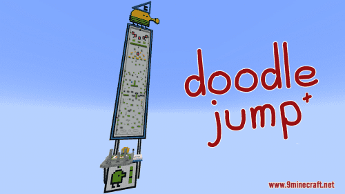 Doodle Jump Plus Map (1.21.1, 1.20.1) – Recreated Parkour Game Thumbnail