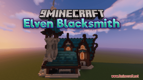 Elven Blacksmith Map (1.21.1, 1.20.1) – An Enchanted Building Thumbnail