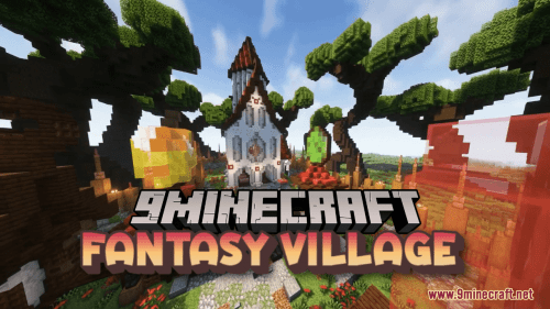 Fantasy Village Map (1.21.1, 1.20.1) – Enchanting Hamlet Thumbnail