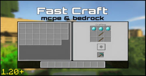 Fast Craft Addon (1.20, 1.19) – MCPE/Bedrock Mod Thumbnail