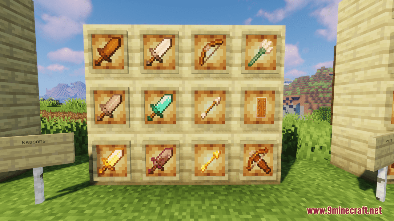 Fat Swords Resource Pack (1.20.6, 1.20.1) - Texture Pack 2