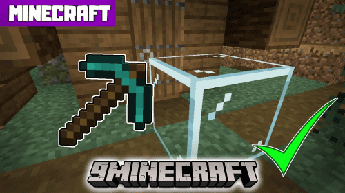 Glass Breaker Mod (1.21.1, 1.20.1) – Faster Glass Breaking! Thumbnail