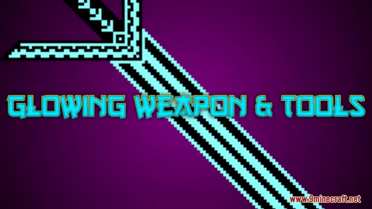 Glowing Weapon & Tools Resource Pack (1.20.6, 1.20.1) - Texture Pack 1