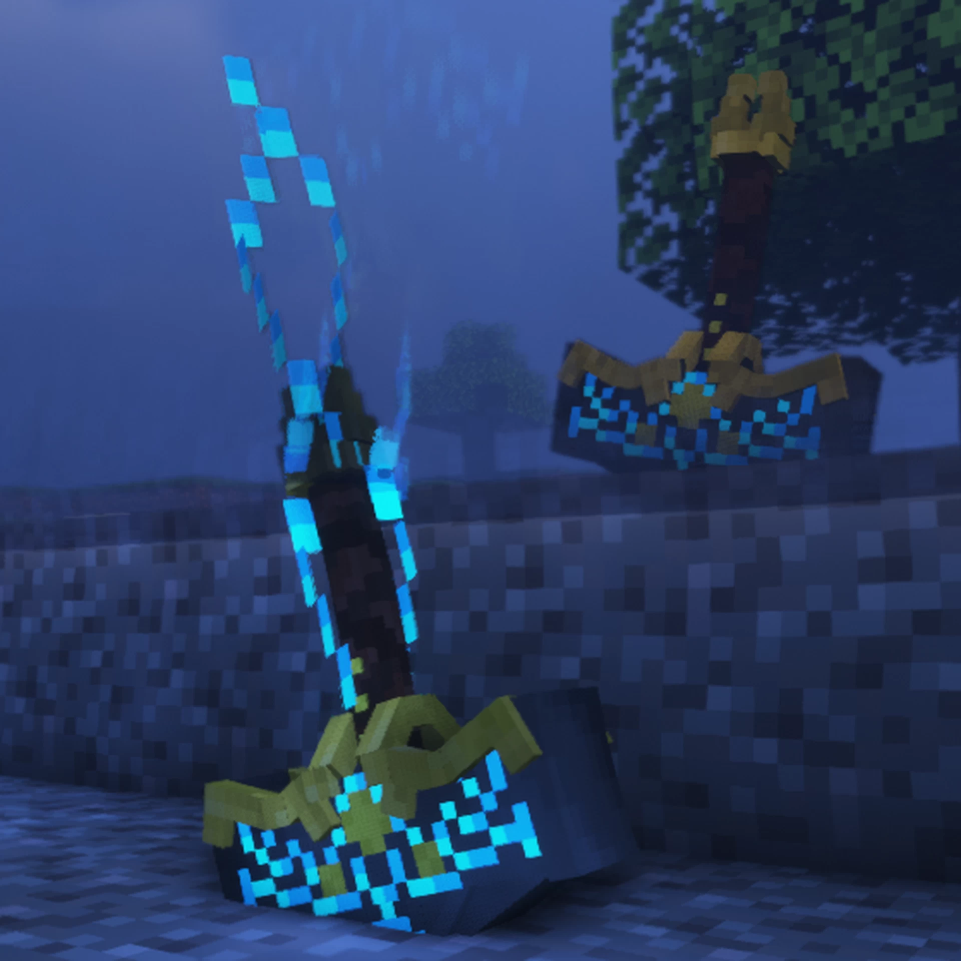 GoW Leviathan Axe & Mjolnir Pack (1.20, 1.19) - MCPE/Bedrock 9