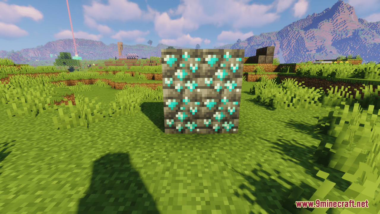 Heart Shaped Diamonds Resource Pack (1.20.6, 1.20.1) - Texture Pack 6