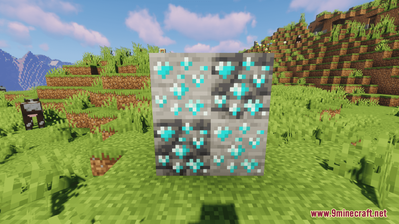 Heart Shaped Diamonds Resource Pack (1.20.6, 1.20.1) - Texture Pack 8