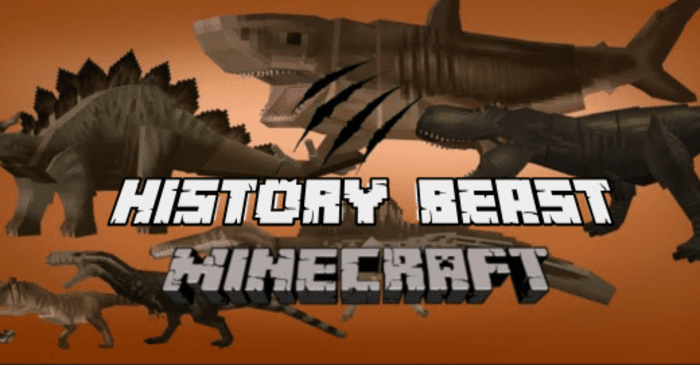 History Beast Addon (1.20, 1.19) - MCPE/Bedrock Mod 1