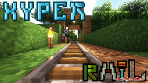 Hyperails 3D Resource Pack (1.20.6, 1.20.1) – Texture Pack Thumbnail