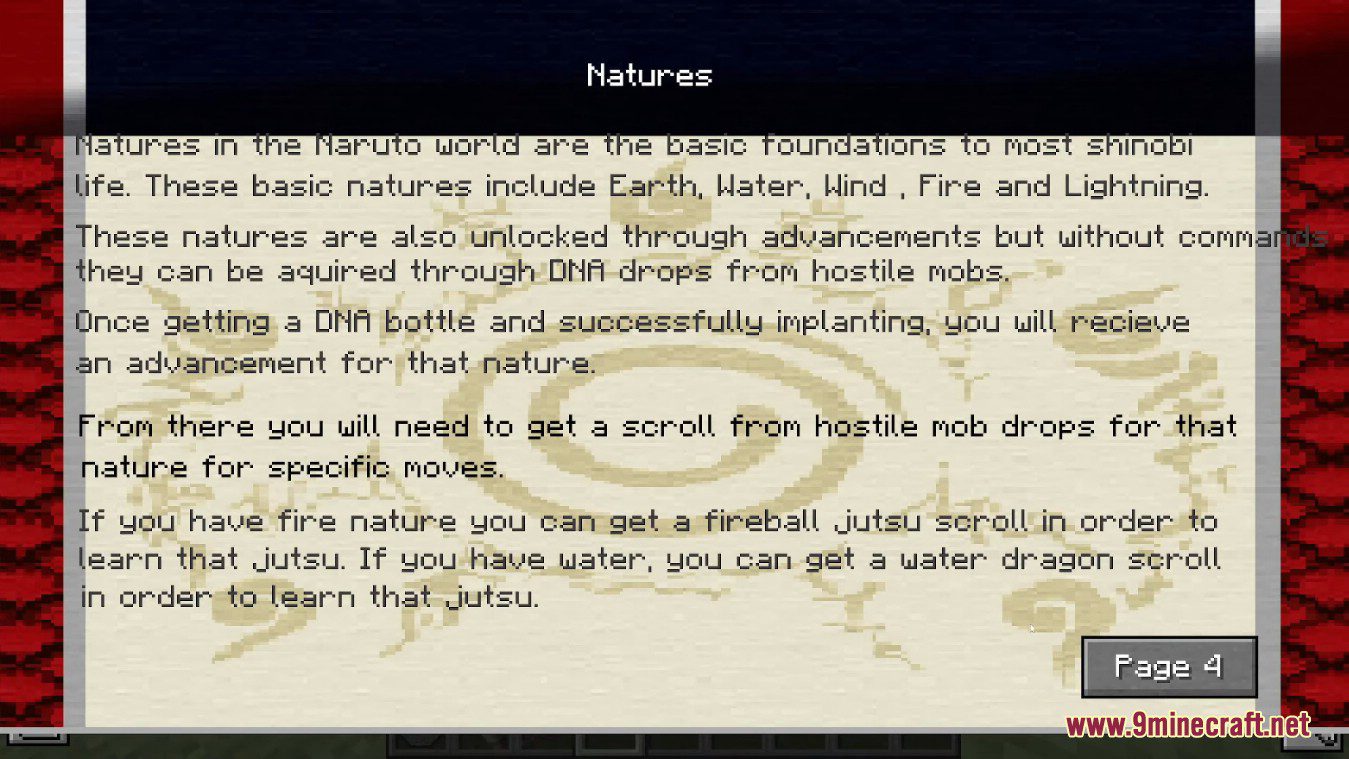 IceeRamen Naruto Mod (1.16.5) - All Nature Jutsu 6