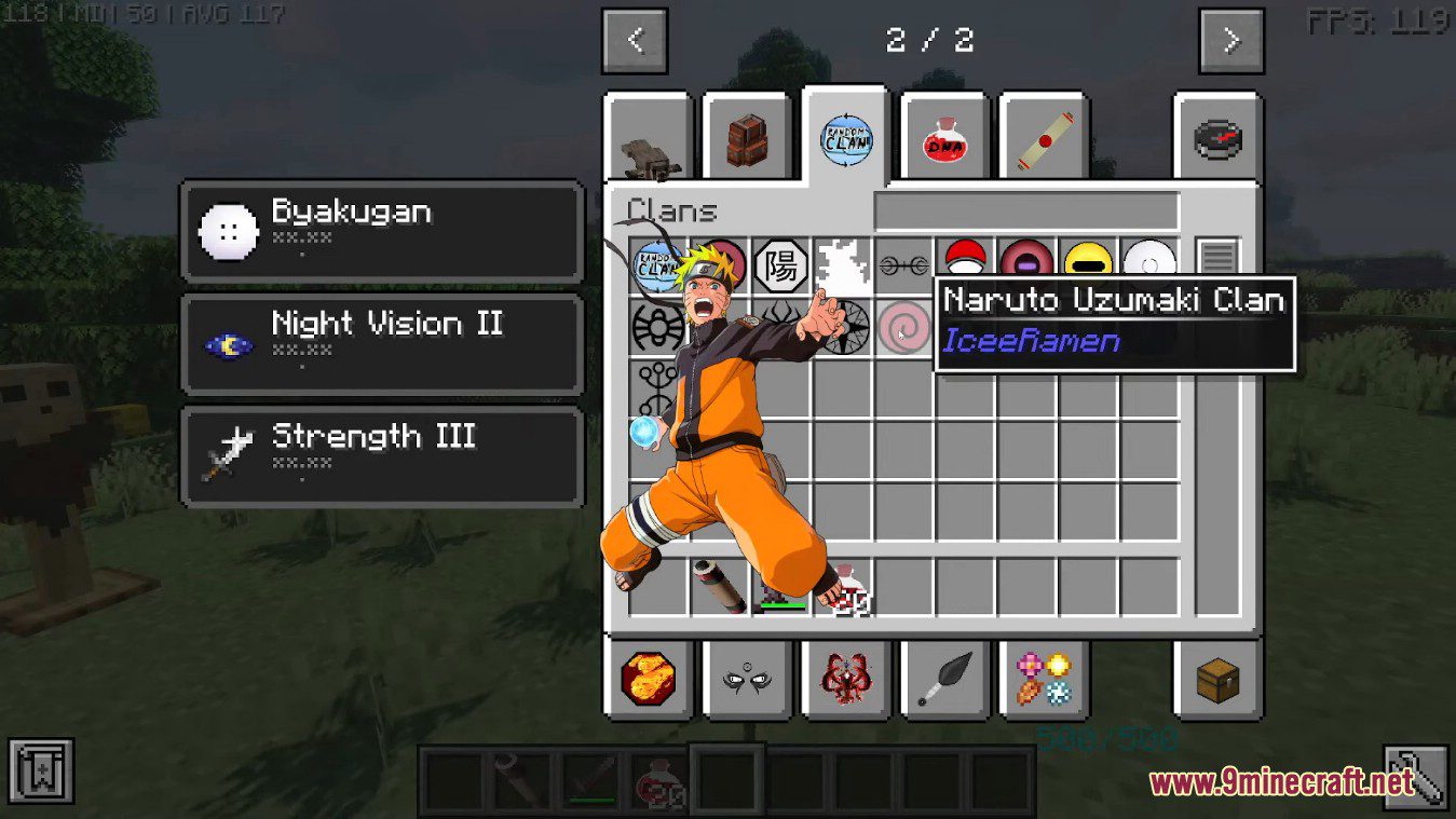 IceeRamen Naruto Mod (1.16.5) - All Nature Jutsu 10