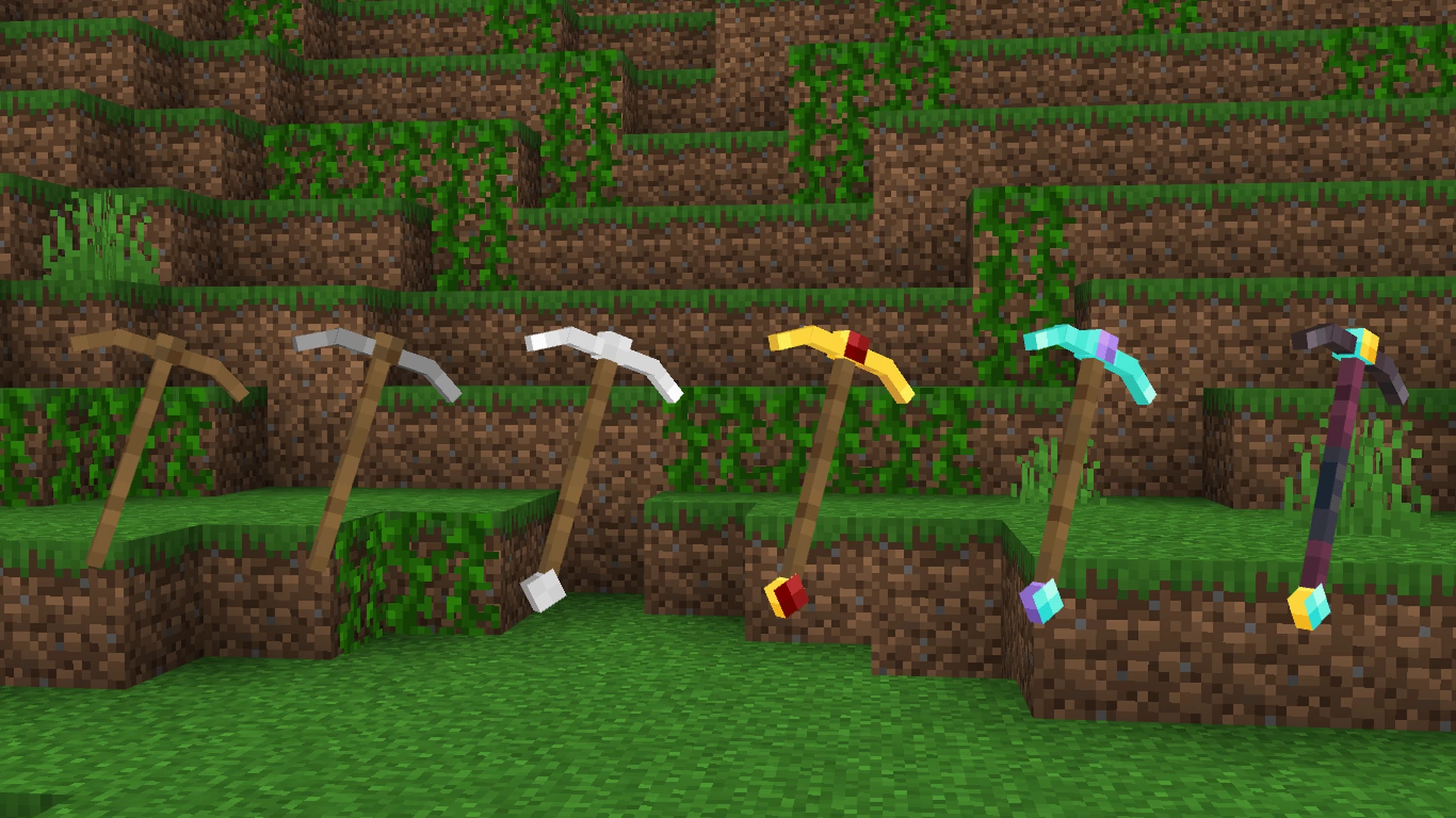 Improved Tools 3D Texture Pack (1.20, 1.19) - Bedrock Tweaks 4