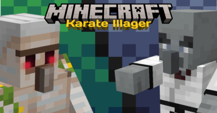 Karate Illager Addon (1.20, 1.19) - MCPE/Bedrock Mod 1