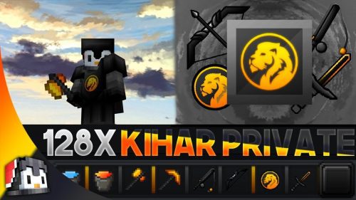 Kihar Private [128x] Texture Pack (1.20, 1.19) – MCPE/Bedrock PvP Pack Thumbnail