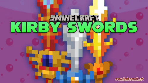 Kirby Swords Resource Pack (1.20.6, 1.20.1) – Texture Pack Thumbnail