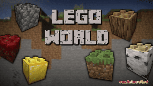 Lego World Resource Pack (1.20.6, 1.20.1) – Texture Pack Thumbnail