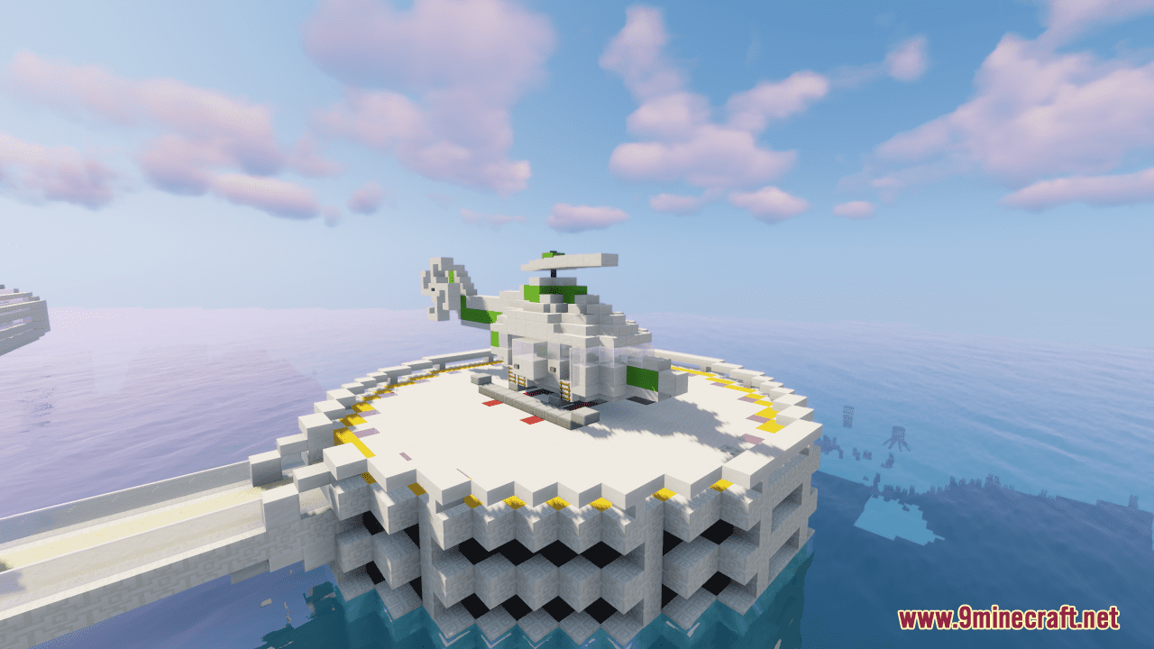 Lotus Map (1.21.3, 1.20.1) - Futuristic Ocean Mansion 3