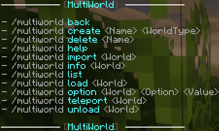 MultiWorld Plugin (1.20.1, 1.19.4) – Spigot 3