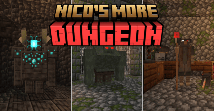 Nico's More Dungeon Addon (1.20) - MCPE/Bedrock Mod 1