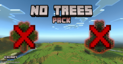 No Trees Addon (1.20) – MCPE/Bedrock Mod Thumbnail