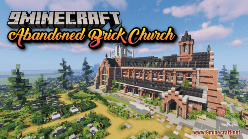 Abandoned Brick Church Map (1.20.4, 1.19.4) – Nature’s Reclaim Thumbnail