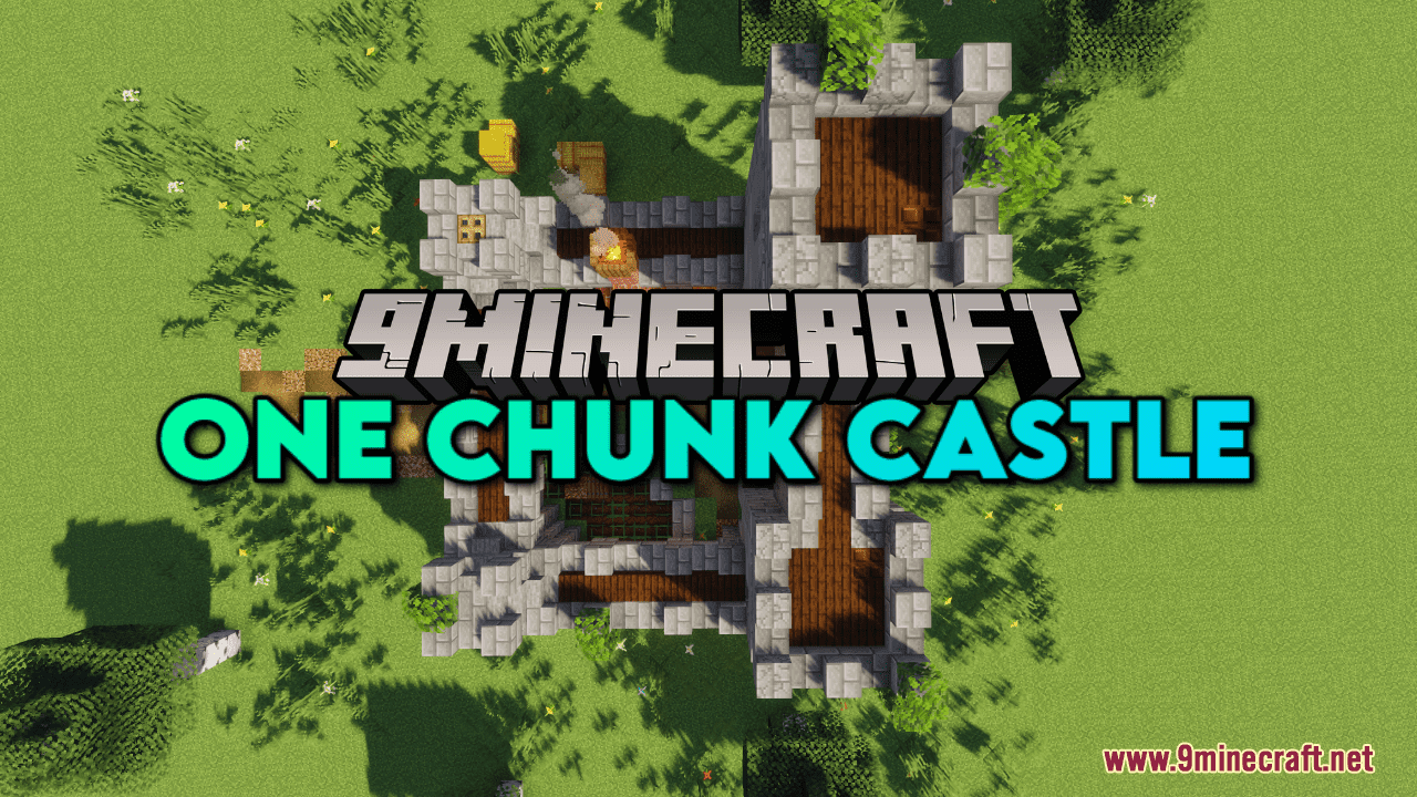 One Chunk Castle Map (1.21.1, 1.20.1) - Castle in A Chunk 1