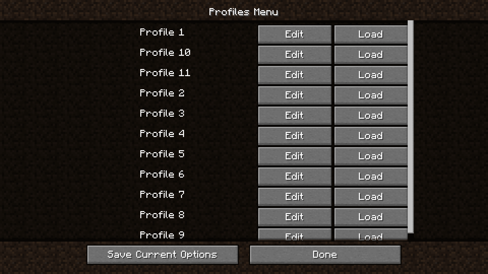 Options Profiles Mod (1.21.1, 1.20.1) - Load and Save Your Options from In-game 6