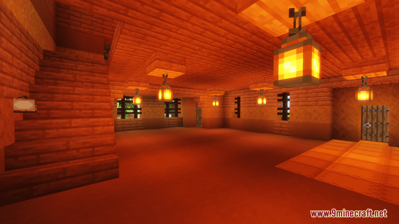 Orange Manor Map (1.21.1, 1.20.1) - A Burst of Orange 8