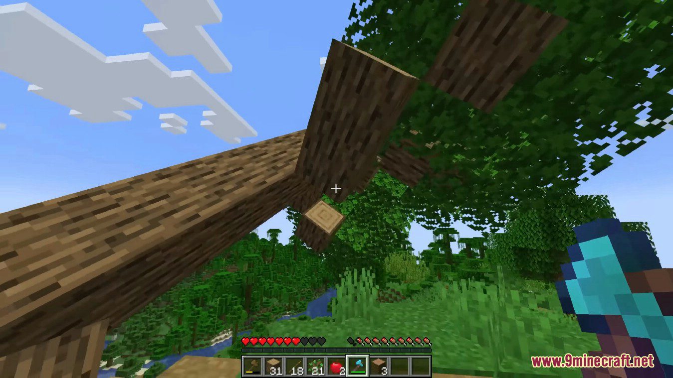 Panda's Falling Tree's Mod (1.21, 1.20.1) - Physical Falling Trees 8