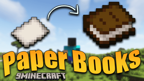 Paper Books Mod (1.21, 1.20.1) – Simplify Your Minecraft Experience Thumbnail