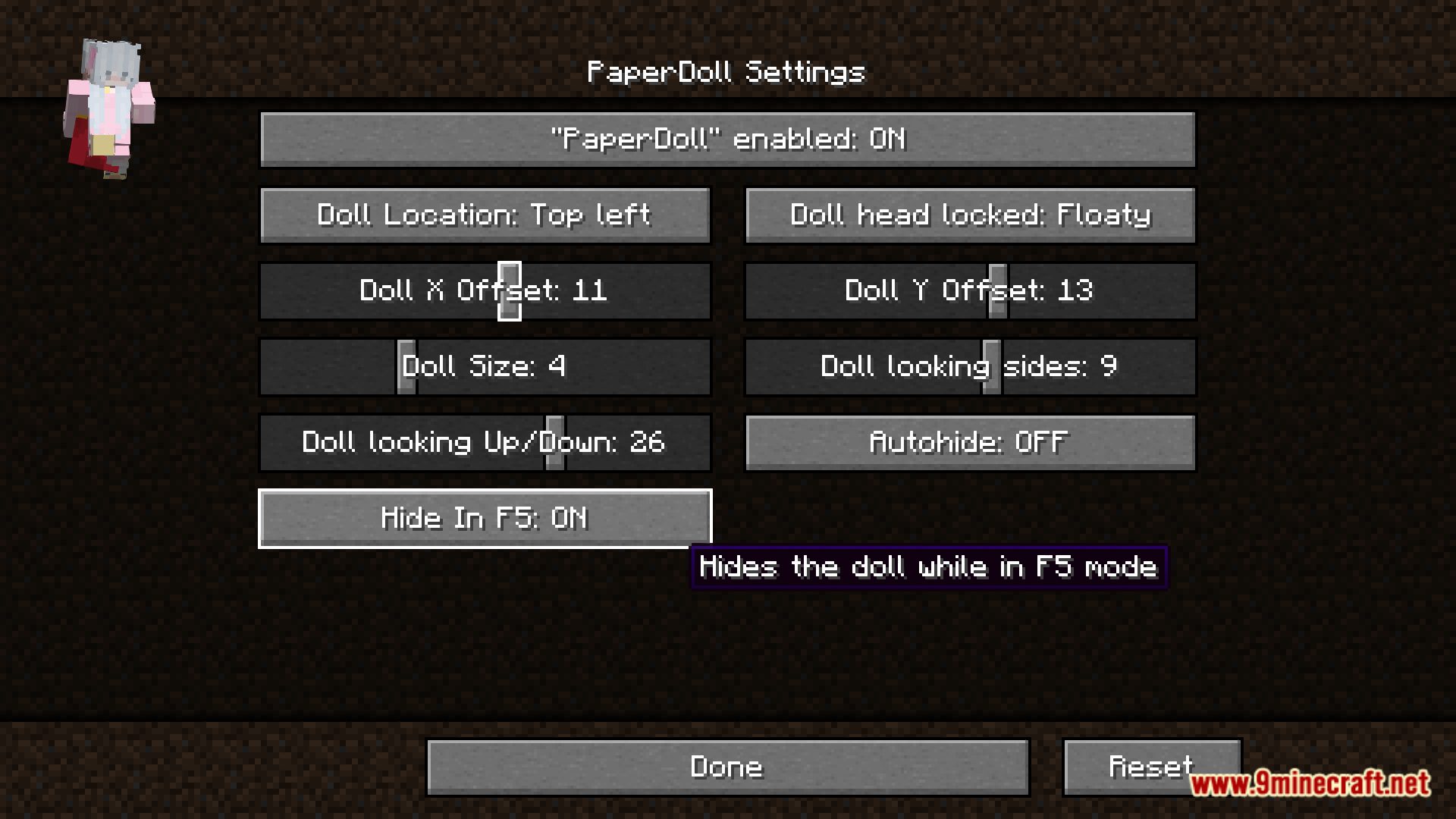 PaperDoll Mod (1.20.4, 1.19.4) - Enhance Your Minecraft Experience 4